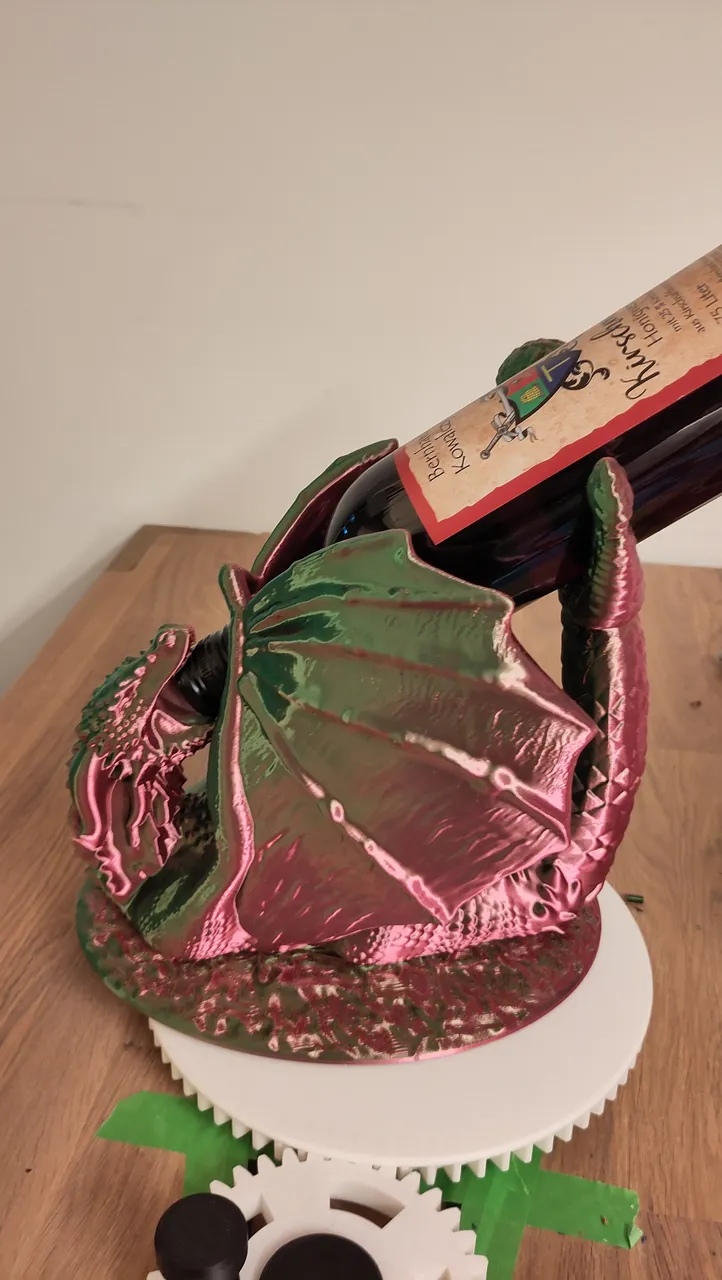 Drachen Flaschenhalter Seite